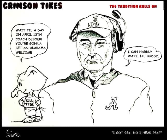 Crimson Tikes: Bama Auction